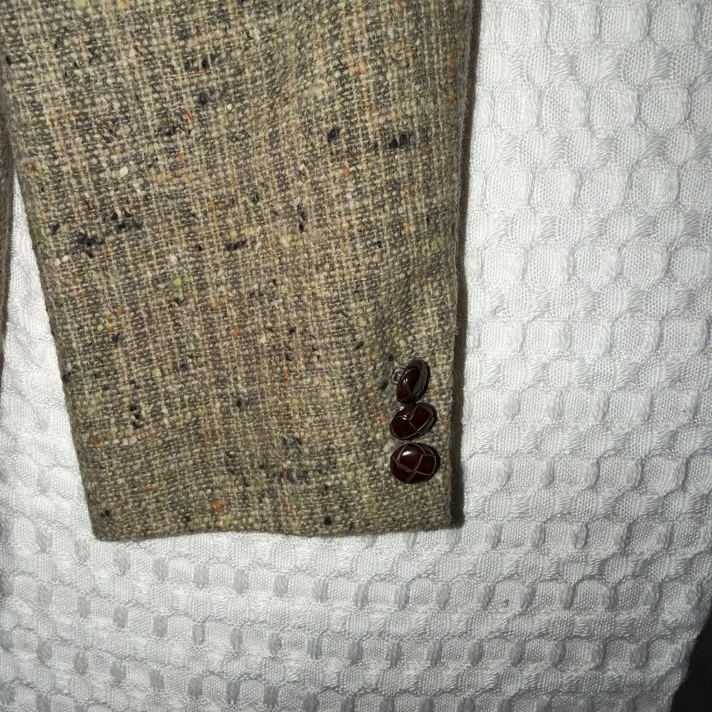 Vintage Paul Smith Sportswear Wool Tweed Blazer 80/90s Donegal Speckled 3 Button